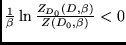 $\frac{1}{\beta} \ln \frac{Z_{D_0}(D,\beta)}{Z(D_0,\beta)}<0$