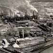the Voelklinger Huette steel mill, a symbol of the second industrial revolution