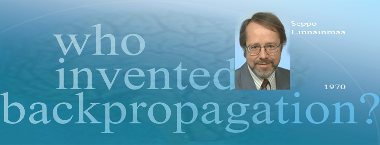 who invented backpropagation?