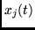 $x_{j}(t)$