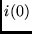 $i(0)$