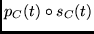 $p_C(t) \circ s_C(t)$