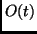 $O(t)$