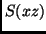$S(xz)$