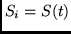 $S_i = S(t)$