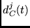 $d^j_C(t)$