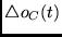 $\triangle o_C(t)$