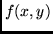 $f(x,y)$