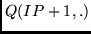 $Q(IP+1,.)$