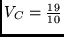 $V_C = \frac{19}{10}$