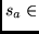 $s_a \in $