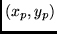 $(x_p, y_p)$