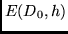 $E(D_0,h)$