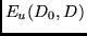 $E_u(D_0,D)$