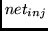 $net_{inj}$