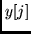 $y[j]$