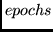 $epochs$