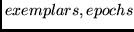 $exemplars, epochs$