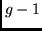$g-1$