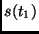 $s(t_1)$