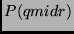 $P(q mid r)$