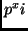 $p^xi$
