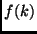 $f(k)$