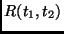 $R(t_1,t_2)$