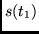 $s(t_1)$