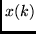 $x(k)$