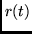 $r(t)$