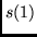 $s(1)$