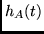 $h_A(t)$