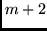 $m+2$