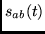 $s_{ab}(t)$