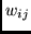 $w_{ij}$