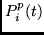 $P^p_i(t)$