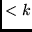 $<k$