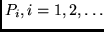 $P_i, i = 1, 2, \ldots$