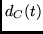 $d_C(t)$