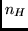 $n_H$