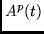 $A^p(t)$