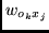 $w_{o_kx_j}$