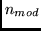 $n_{mod}$