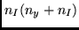 $n_I(n_y+n_I)$