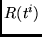 $R(t^i)$