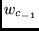 $w_{c_{-1}}$