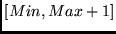 $[Min, Max+1]$