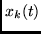 $x_k(t)$