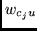 $w_{c_{j}u}$